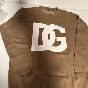 Dolce & Gabbana Tan Crewneck Sweater